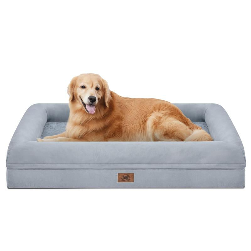 Orthopedic Waterproof Dog Bed with Removable Cover – For Large & XL Dogs