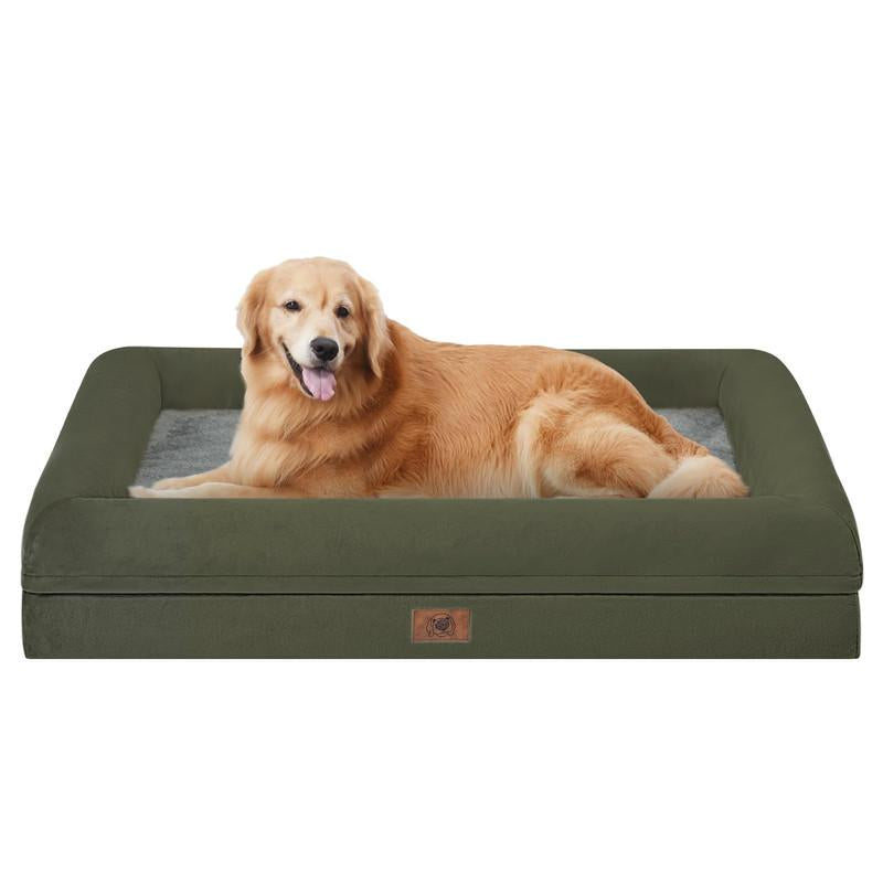 Orthopedic Waterproof Dog Bed with Removable Cover – For Large & XL Dogs
