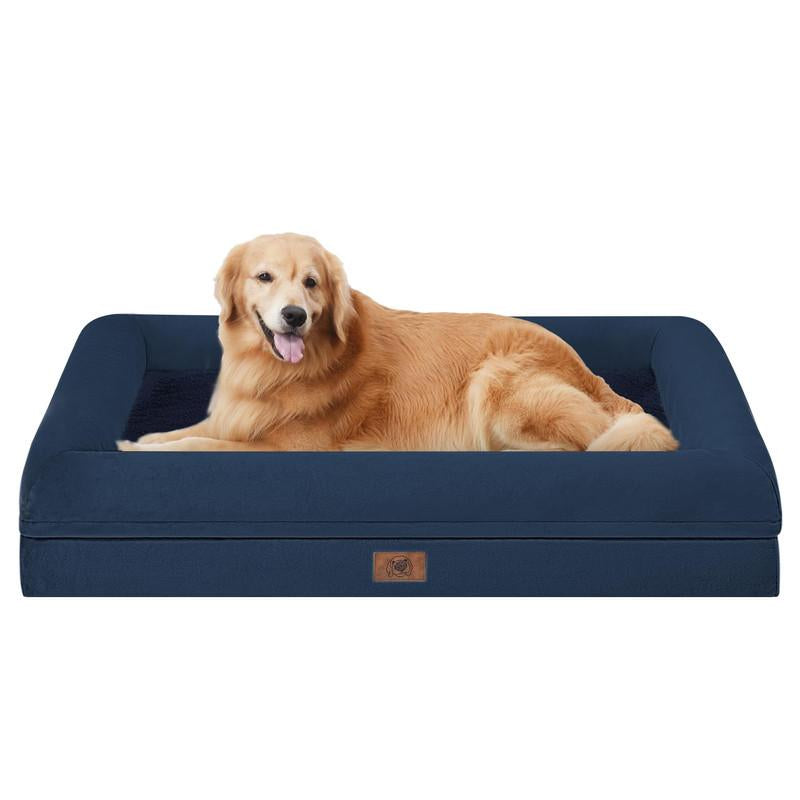 Orthopedic Waterproof Dog Bed with Removable Cover – For Large & XL Dogs