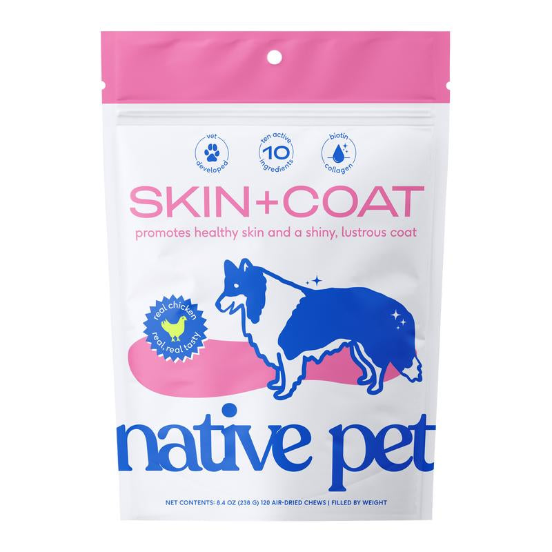 Native Pet Skin+Coat Chews™ for Dogs