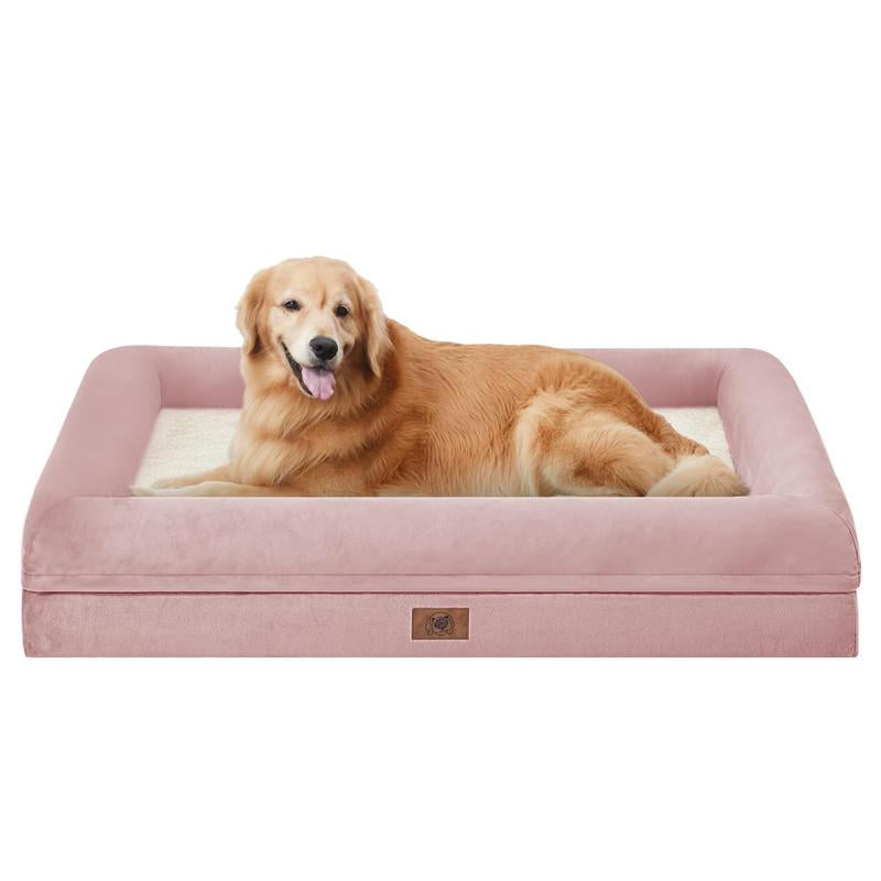 Orthopedic Waterproof Dog Bed with Removable Cover – For Large & XL Dogs