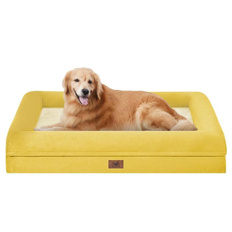 Orthopedic Waterproof Dog Bed with Removable Cover – For Large & XL Dogs