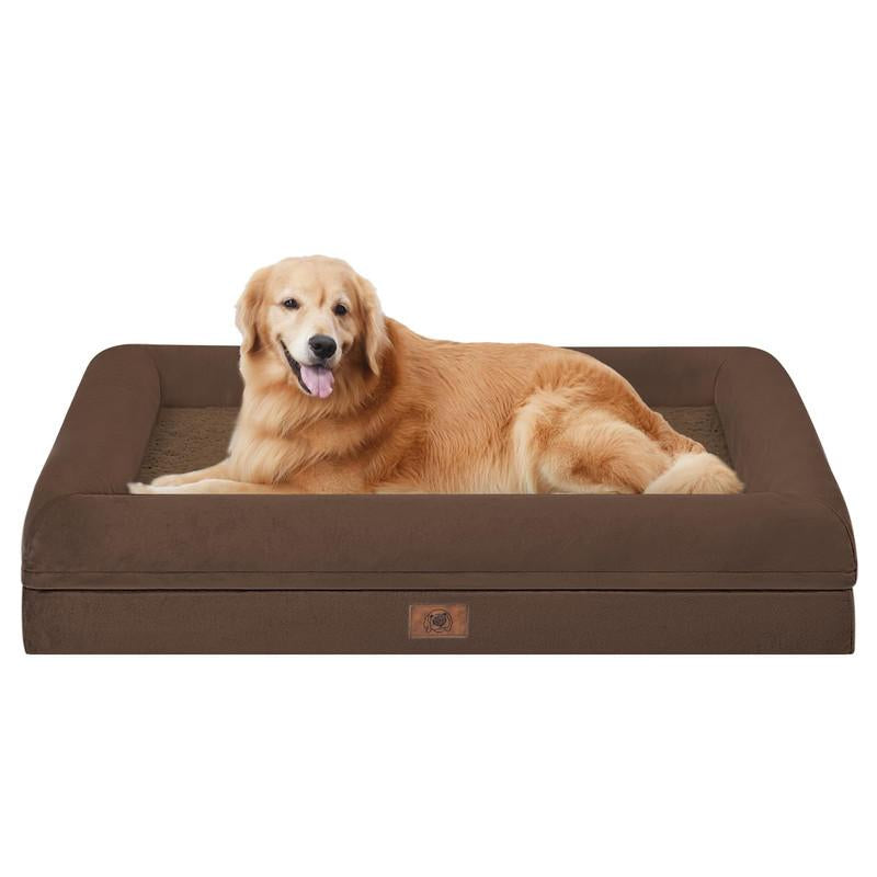 Orthopedic Waterproof Dog Bed with Removable Cover – For Large & XL Dogs