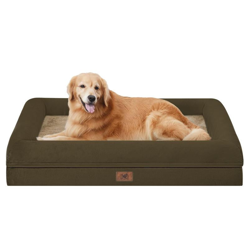 Orthopedic Waterproof Dog Bed with Removable Cover – For Large & XL Dogs