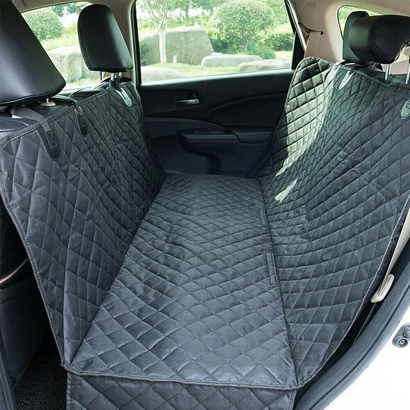 PupShield™ Waterproof Dog Car Seat Cover – Non-Slip Hammock with Dual Leash Attachments for Safe Rides