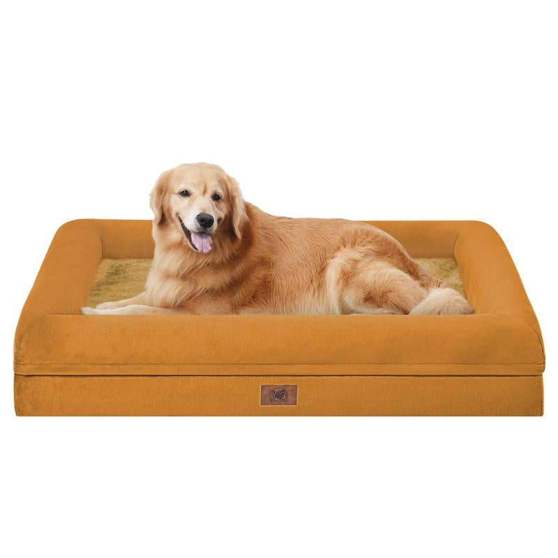 Orthopedic Waterproof Dog Bed with Removable Cover – For Large & XL Dogs