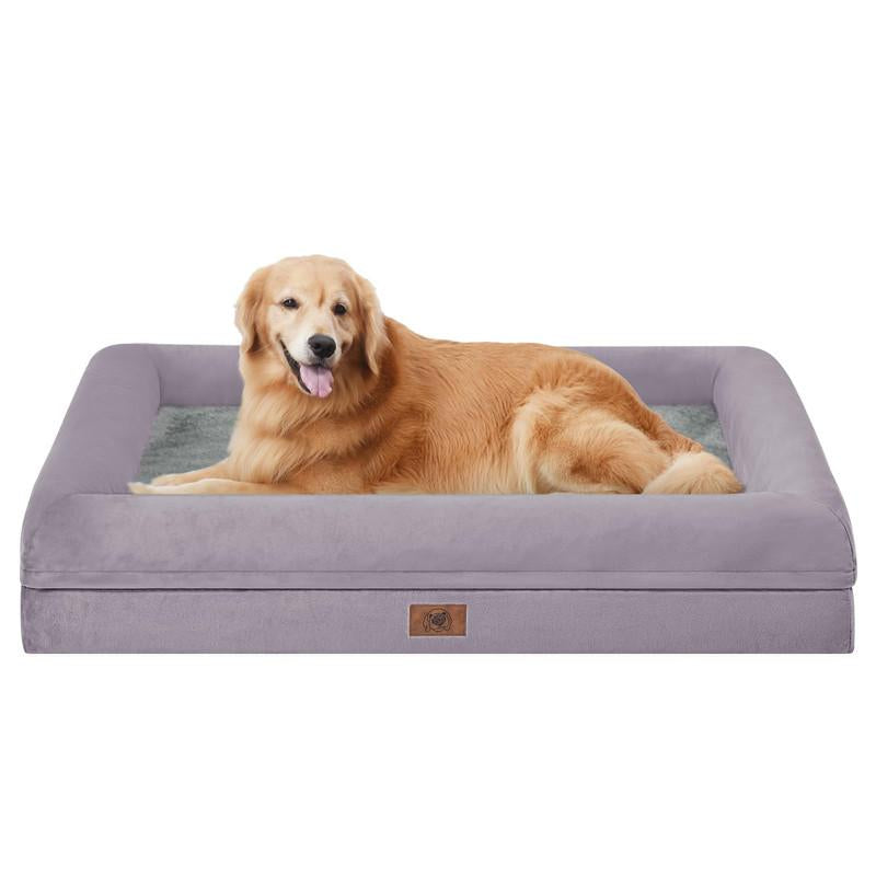 Orthopedic Waterproof Dog Bed with Removable Cover – For Large & XL Dogs