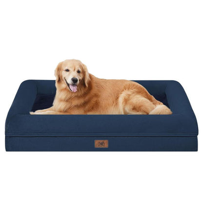 Orthopedic Waterproof Dog Bed with Removable Cover – For Large & XL Dogs