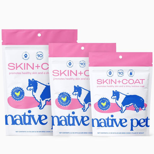 Native Pet Skin+Coat Chews™ for Dogs