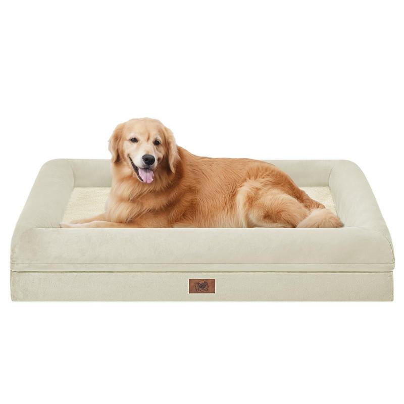 Orthopedic Waterproof Dog Bed with Removable Cover – For Large & XL Dogs